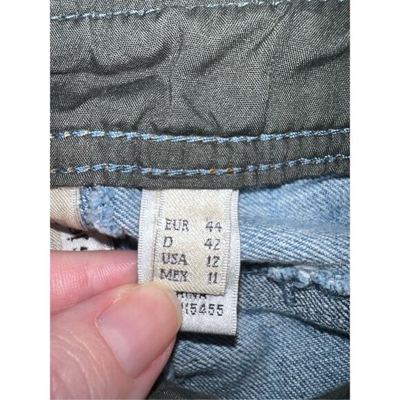 Women’s MNG Medium Wash Bootcut Leg Jeans 12 - Picture 4 of 10